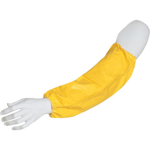 Manches jetables, Longueur de 18", Tychem 2000, Jaune Auto-Cam