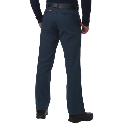 Pantalons de travail taille basse Westex UltraSoft, 28, x 36, Bleu marin, 12,4 cal/cm2 Auto-Cam