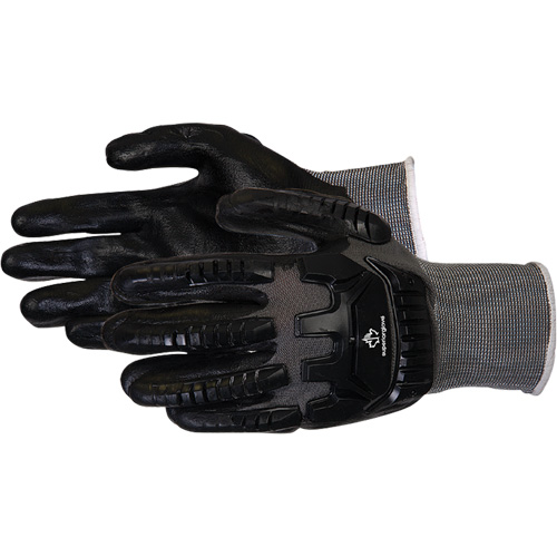 Dexterity&reg; Impact-Resistant Work Gloves, Small, Synthetic Palm, Knit Wrist Cuff Auto-Cam