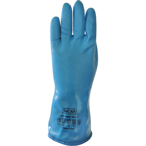 S022 Chemical-Resistant Gloves, Size 8, 11.8" L, PVC, Acrylic Inner Lining, Winter Weight Auto-Cam