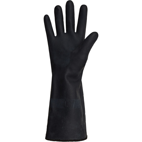 SolvStop Heady-Duty Chemical & Heat-Resistant Gloves, Neoprene, 8, Protects Up To 392° F (200° C) Auto-Cam