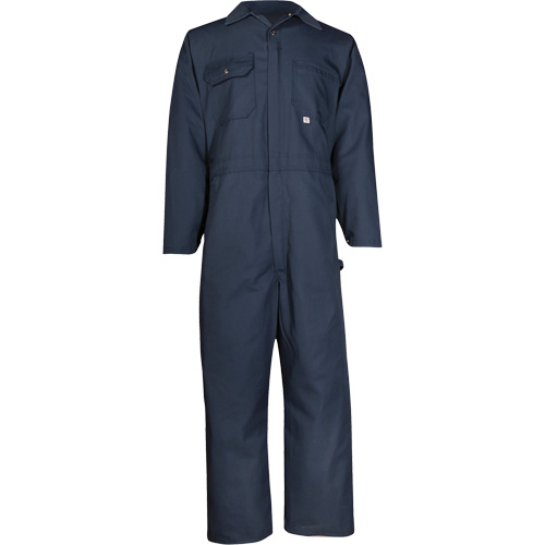 Twill Deluxe Coveralls, Men's, Navy Blue, Size 56 Auto-Cam
