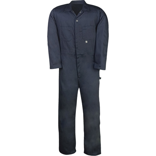 Twill Unlined Coveralls, Men's, Navy Blue, Size 36 Auto-Cam