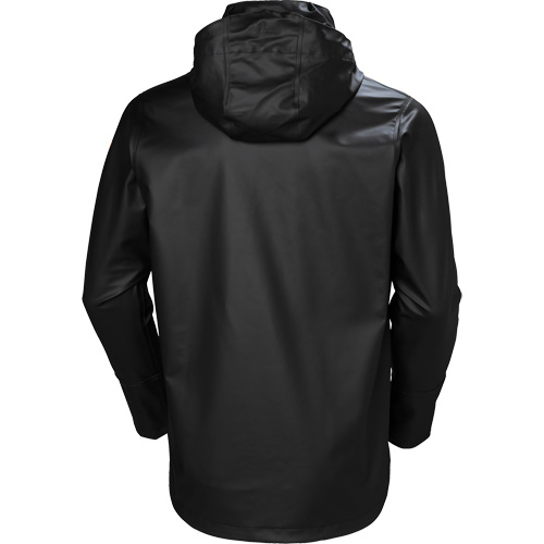 Gale Rain Jacket, Polyester/Polyurethane, X-Large, Black Auto-Cam