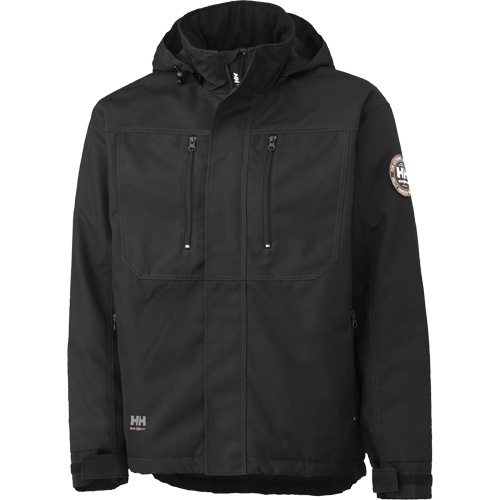 Manteau isolant Berg, Hommes, Petit, Noir Auto-Cam