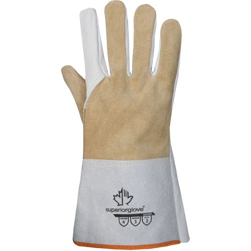Gants de soudage &agrave; l'arc TIG Endura, Cuir fleur de cheval, Taille Petit Auto-Cam