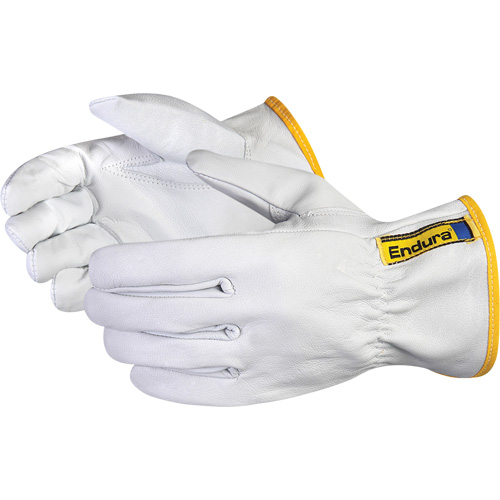 Endura&reg; Driver's Gloves, Small, Grain Goatskin Palm Auto-Cam