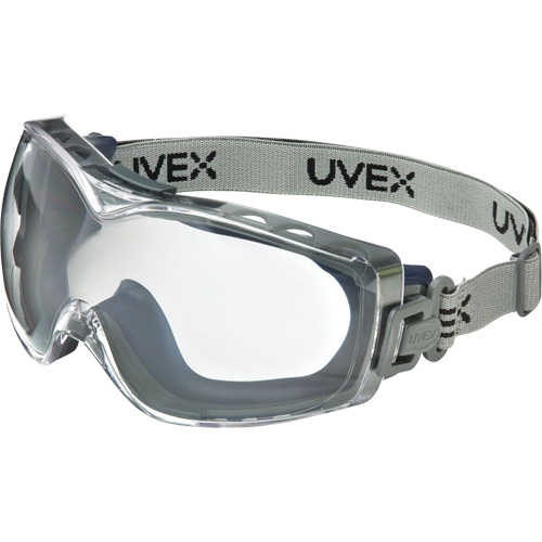 Uvex HydroShield&reg; Stealth&reg; OTG Safety Goggles, Clear Lens, Anti-Fog/Anti-Scratch, Indirect Vent Auto-Cam