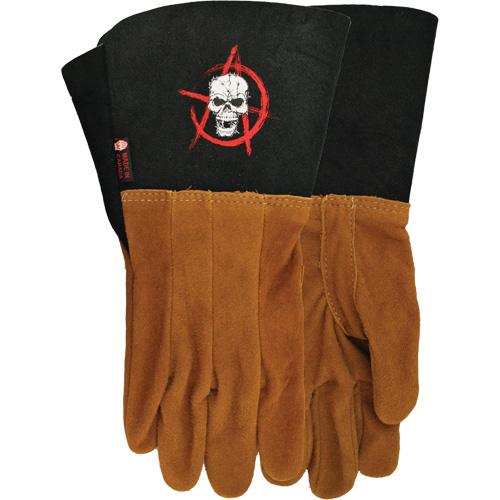 Gants de soudage 263AW What The Buck, Cuir de daim refendu, Taille 7 Auto-Cam