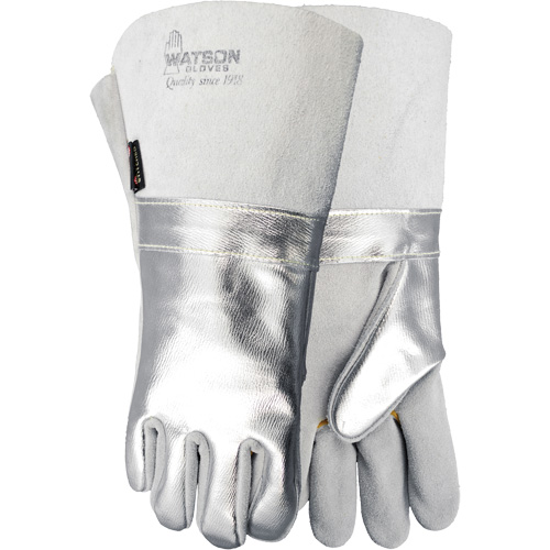 1034A Welding Gloves, Split Cowhide, Size 9 Auto-Cam