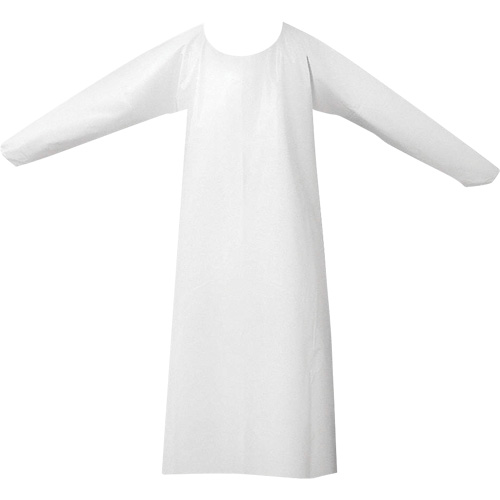 CoverMe Gowns, One Size, White, Polyurethane Auto-Cam