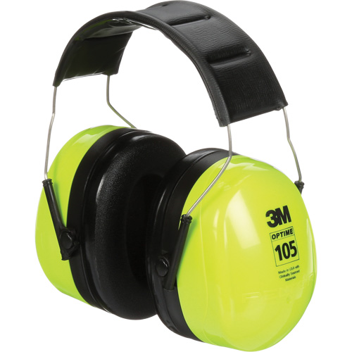 Protecteurs d'oreilles Optime 105 Peltor, Bandeau, 30 NRR dB Auto-Cam