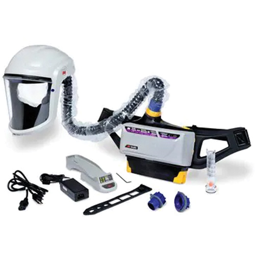 Versaflo Powered Air Purifying Respirator Painter's Kit, Headcover & Faceshield, Lithium-Ion Battery Auto-Cam