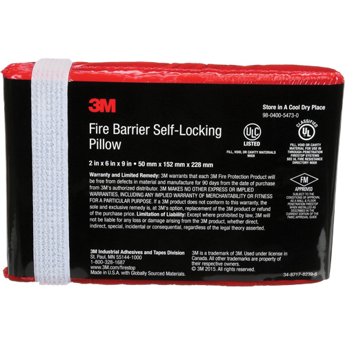 Fire Barrier Self-Locking Pillow Auto-Cam