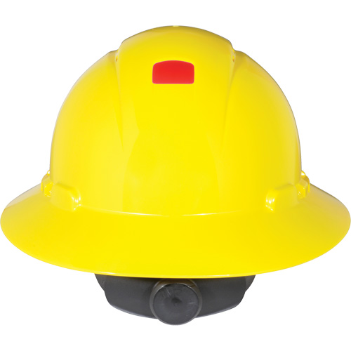Full Brim Hardhat with Uvicator Sensor, Ratchet Suspension Auto-Cam