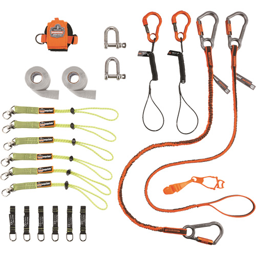 Trousse de longes de fixation d'outils pour monteurs d'&eacute;chafaudages 3187 Squids Auto-Cam