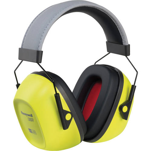 Cache-oreilles de haute visibilit&eacute; pour sons de niveau &eacute;lev&eacute; VeriShield VS130HV de Howard Leight, Bandeau, 30 NRR dB Auto-Cam