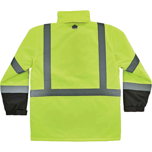 Parka thermique GloWear 8384 de Type R, Jaune lime haute visibilit&eacute;, Grand Auto-Cam
