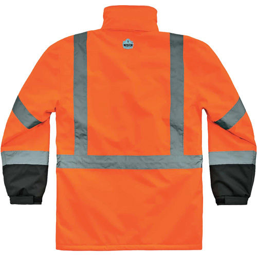 Parka thermique GloWear 8384 de Type R, Orange haute visibilit&eacute;, Grand Auto-Cam