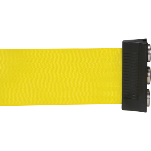 Magnetic Tape Cassette for Build-Your-Own Crowd Control Barrier, 12', Yellow Tape Auto-Cam