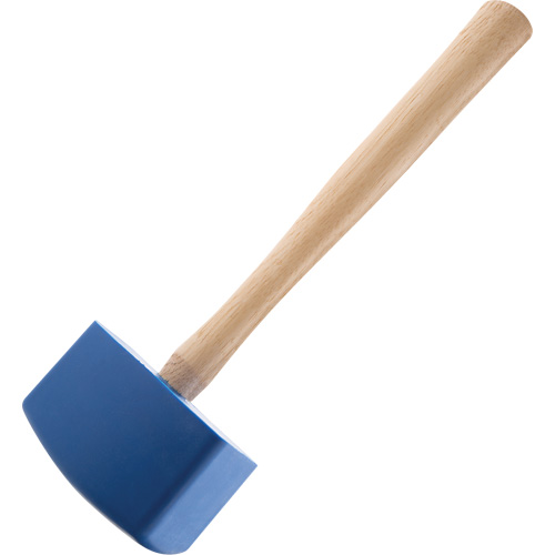 Ergotech Soft Anti-Impact Mallet, Wood Handle, 12-1/2" L Auto-Cam