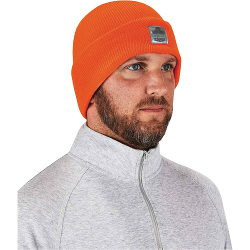 Bonnet en tricot c&ocirc;tel&eacute; N-Ferno, Taille unique, Orange Auto-Cam