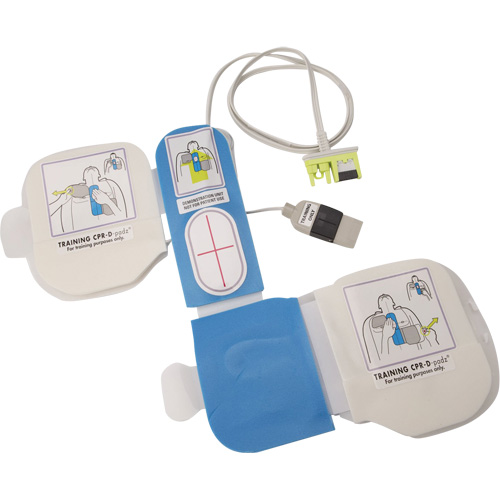 &eacute;lectrodes pour appareil de d&eacute;monstration de RCR CPR-D, Zoll AED Plus Pour, Non m&eacute;dical Auto-Cam