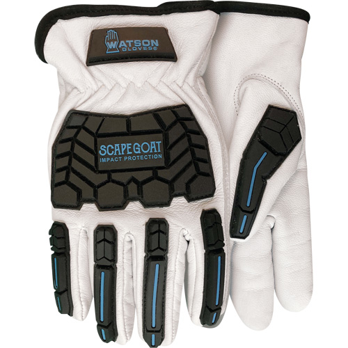 Scape Goat Insulated Impact Gloves, Small, Goatskin Palm, Slip-On Cuff Auto-Cam