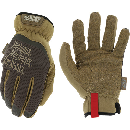 FastFit&reg; Work Gloves, Synthetic Palm, Size 11 Auto-Cam
