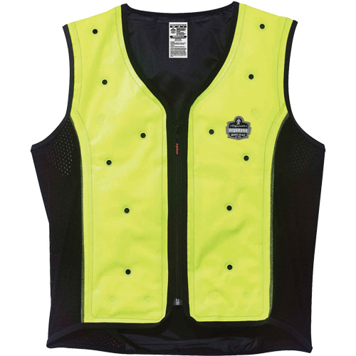 Gilet de refroidissement &agrave; sec Chill-Its 6685, 4T-Grand, Jaune lime haute visibilit&eacute; Auto-Cam