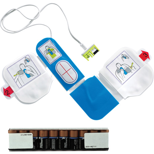 Ensemble de bloc-pile & CPR-D-Padz, Zoll AED Plus Pour, Classe 4 Auto-Cam