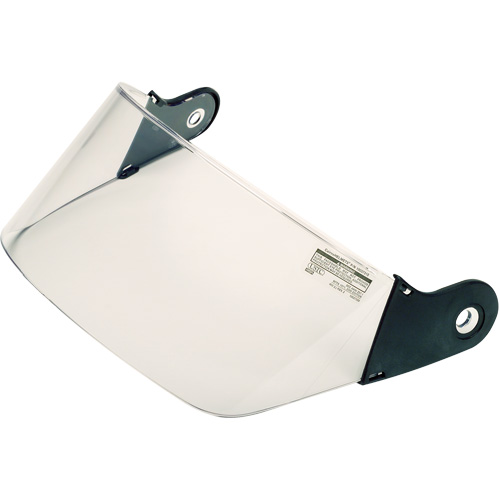 Visi&egrave;re de protection pour casques d'incendie et de sauvetage, Polycarbonate, Teinte Transparent Auto-Cam
