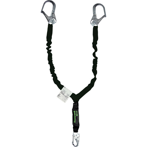 Miller&reg; Arc-Rated Shock-Absorbing Lanyard, 6', Locking Snap Hook Center, Locking Snap Hook Leg Ends, Kevlar&reg; Auto-Cam
