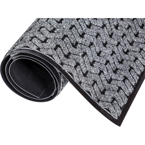Tapis d'accueil Performance Tire-Track, Essuie-pieds/grattoir, 4' x 8' x 3/8", Gris Auto-Cam