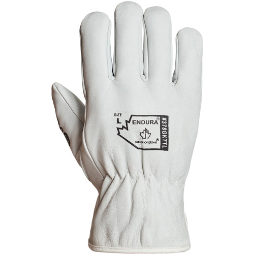 Gants de conducteur doubl&eacute;s pour l'hiver Endura, T-Grand, Paume en Cuir fleur de ch&egrave;vre, Thinsulate Auto-Cam