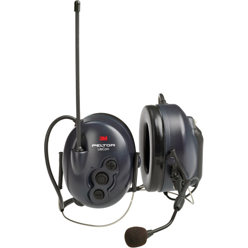 Peltor LiteCom FRS Headset, Neckband Style, 26 dB Auto-Cam