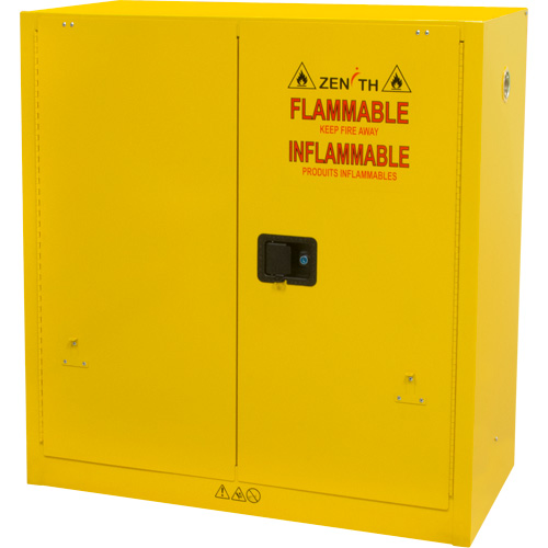 Armoire pour produits inflammables, 30 gal., 2 Porte(s), 43" La x 44" h x 18" p Auto-Cam