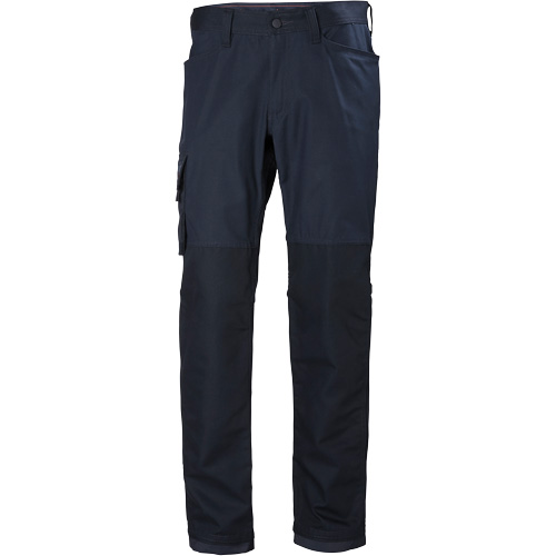 Pantalons d'entretien Oxford, Poly-coton, Bleu marin, Taille 30, Entrejambe 32 Auto-Cam