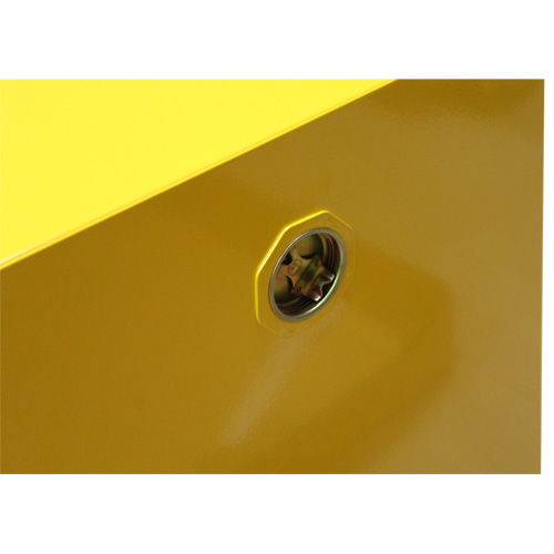 Flammable Storage Cabinet, 12 gal., 2 Door, 43" W x 18" H x 18" D Auto-Cam