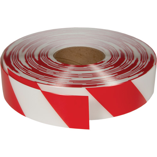 ArmorStripe&reg; Ultra Durable Floor Tape, 2" x 100', PVC, Red and White Auto-Cam