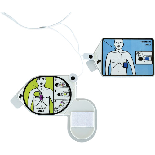 Trainer CPR Uni-Padz&reg; Electrode Replacement Adhesive Gels, Zoll AED 3 For, Non-Medical Auto-Cam