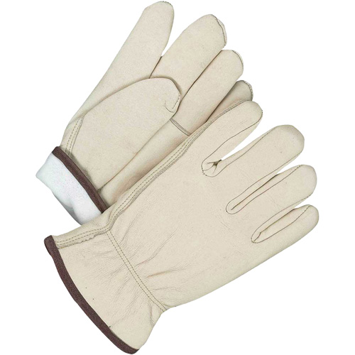 Gants de conducteur isol&eacute;s traditionnels, 13, Paume en Cuir fleur de vache, Thinsulate Auto-Cam