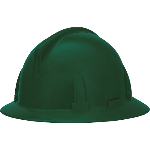 Topgard&reg; Full Brim Hard Hat, Meets CSA Type 1, Quick-Slide Suspension, Non-Vented Auto-Cam