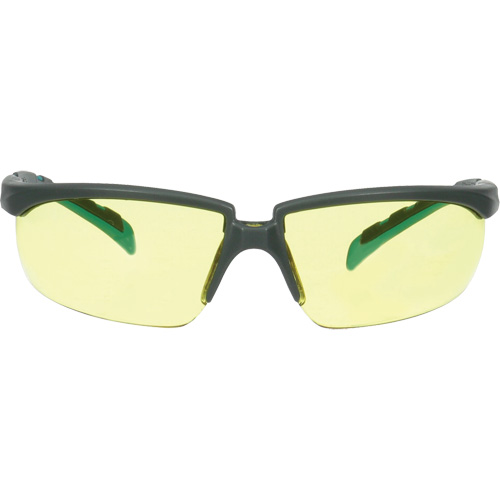 Lunettes de s&eacute;curit&eacute; de la s&eacute;rie Solus 2000, Lentille Ambr&eacute;e, Antibu&eacute;e/Anti-&eacute;gratignures, ANSI Z87+ Auto-Cam