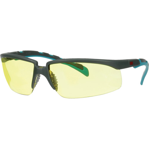 Lunettes de s&eacute;curit&eacute; de la s&eacute;rie Solus 2000, Lentille Ambr&eacute;e, Antibu&eacute;e/Anti-&eacute;gratignures, ANSI Z87+ Auto-Cam