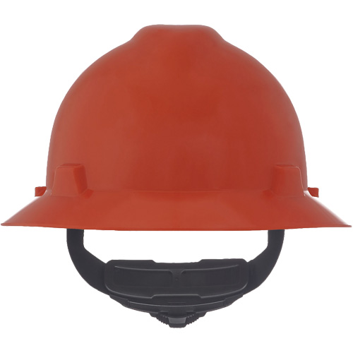 V-Gard&reg; Slotted Full-Brim Hardhat, Meets CSA Type 1, Ratchet Suspension, Non-Vented Auto-Cam