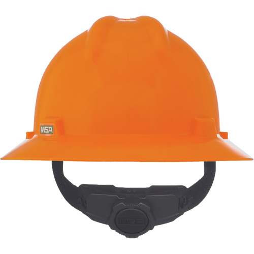 V-Gard&reg; Slotted Full-Brim Hardhat, Meets CSA Type 1, Ratchet Suspension, Non-Vented Auto-Cam