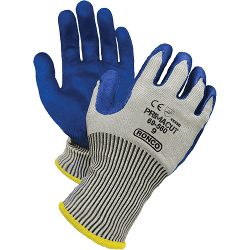 Gants r&eacute;sistant &agrave; la coupe PrimaCut, Taille 9, Calibre 13, Rev&ecirc;tement Nitrile, Enveloppe en PEHP, ANSI/ISEA 105 niveau 4/EN 388 niveau 5 Auto-Cam