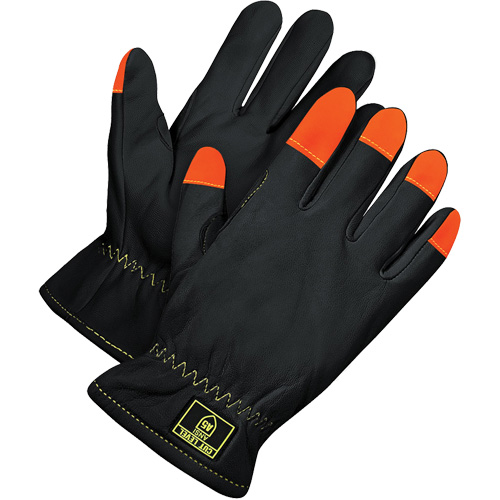 Gants de conducteur Deny, 3T-Grand, Paume en Cuir fleur de ch&egrave;vre Auto-Cam