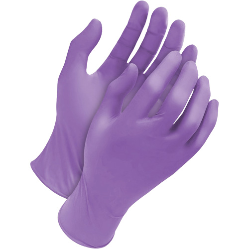 Gants tripolym&egrave;res jetables Deny, Grand, Latex/N&eacute;opr&egrave;ne/Nitrile, 6 mils, Sans poudre, Mauve Auto-Cam